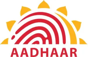 Aadhaar English Indian logo