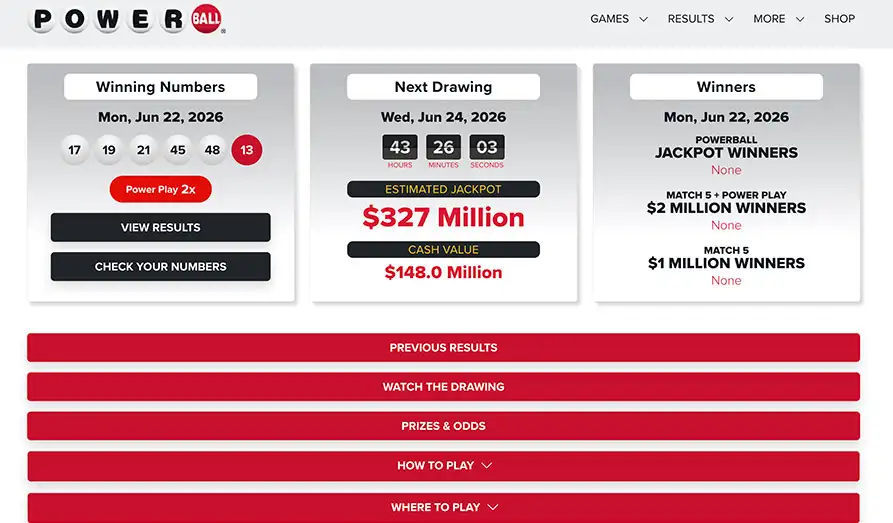 Powerball example