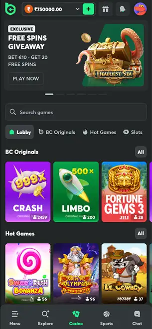 BC.Game Desktop Screenshot 5
