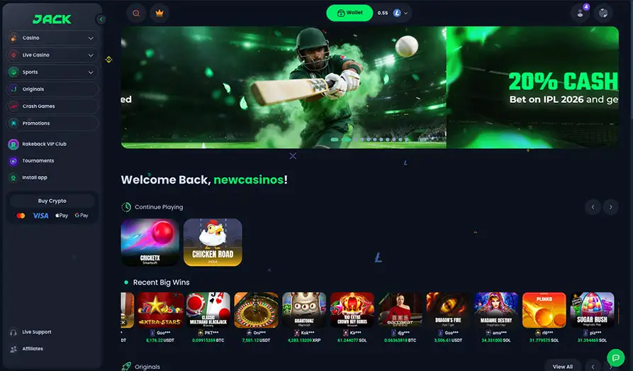 Jack Desktop Screenshot 1