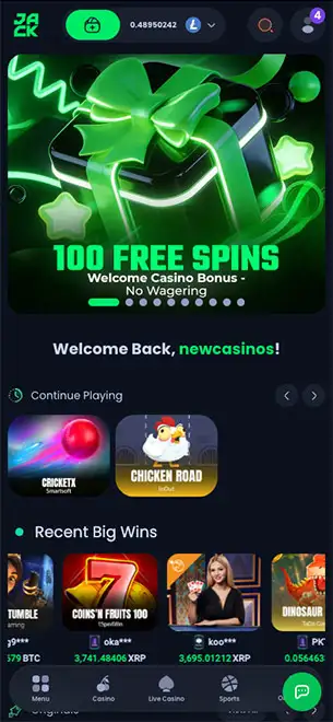 Jack Mobile Screenshot 2