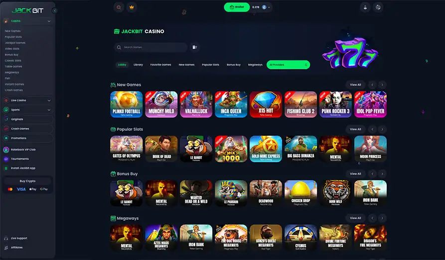 Jackbit Desktop Screenshot 2