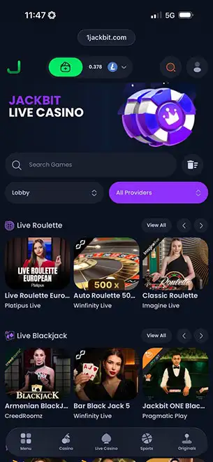Jackbit Mobile Screenshot 4