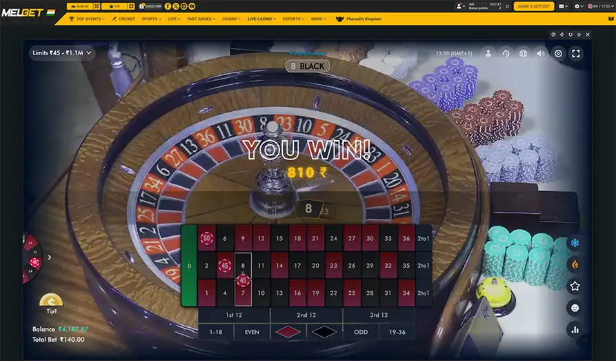 Melbet Desktop Screenshot 4