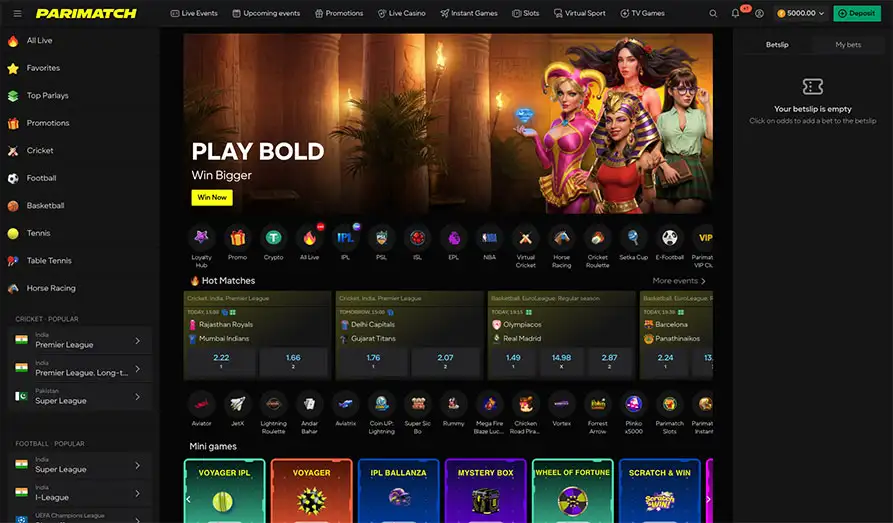 Parimatch Desktop Screenshot 6